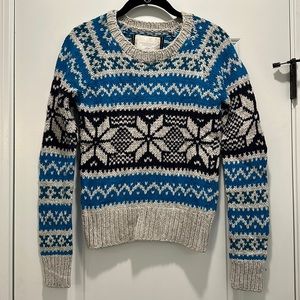 American Eagle fair isle sweater